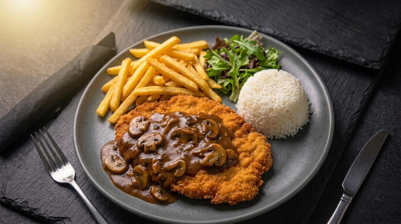 75 · Jägerschnitzel