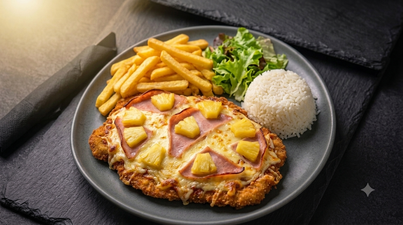 80 · Hawaiischnitzel